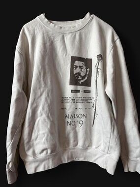 Post Malone Cream Graphic Crewneck Sweater